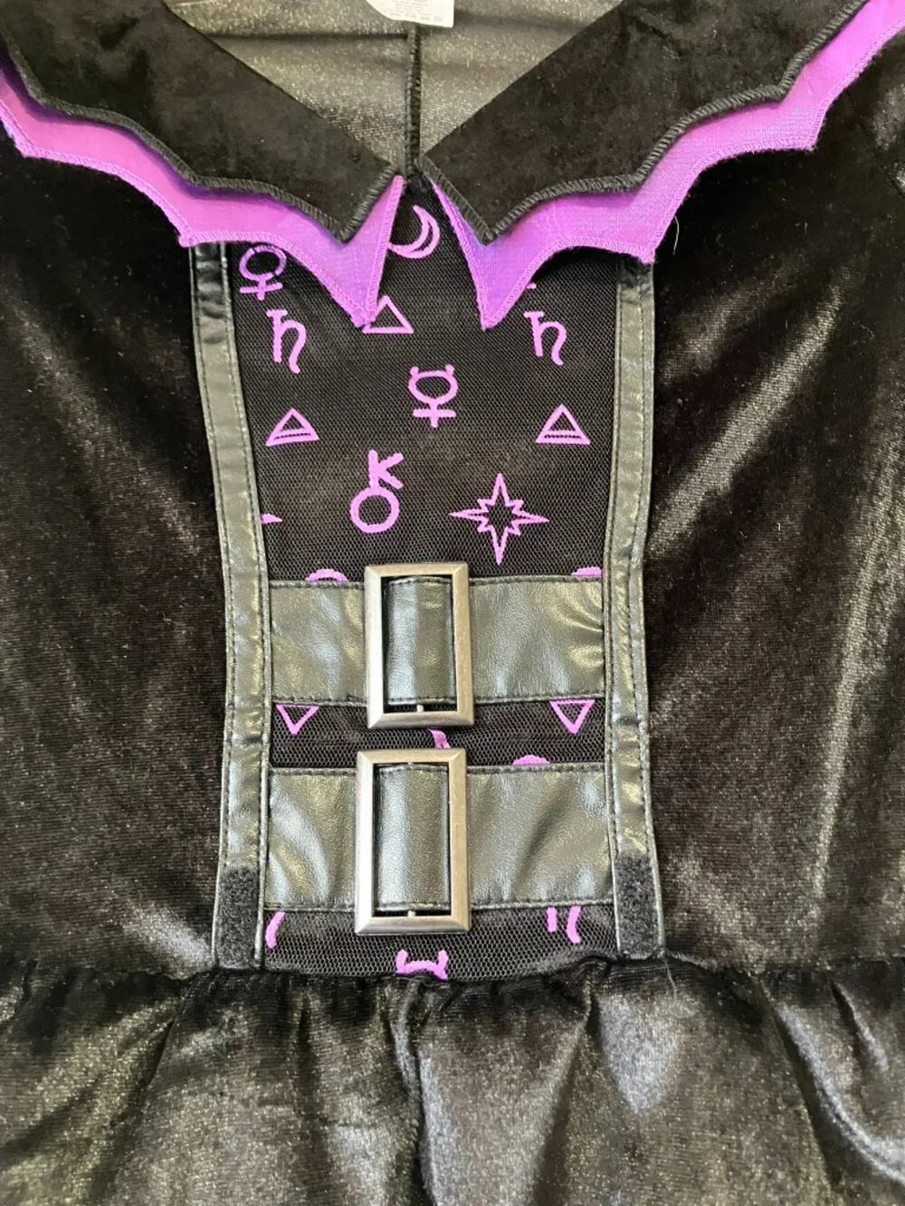 Spirit Halloween Kids Dark Coven Witch Costume Top Size S